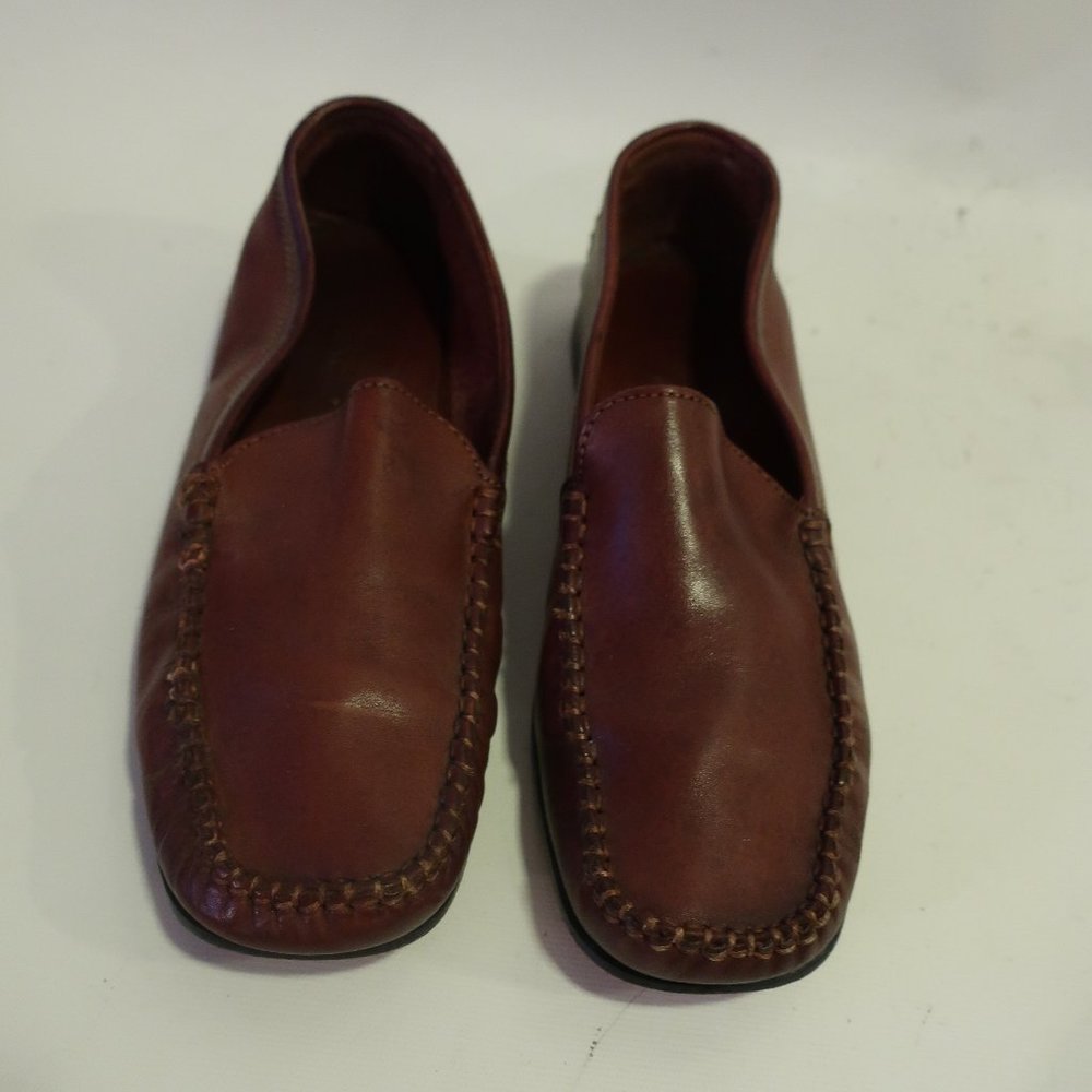 MARAOLO BROWN LEATHER LOAFERS SZ 10 *